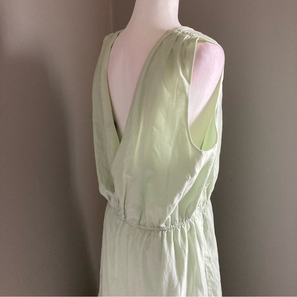 Banana Republic Green Maxi Dress Size XL Tall - Picture 6 of 7